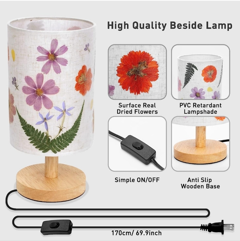 Final Last Chance to buy, Dried Pressed Flower Lamp
